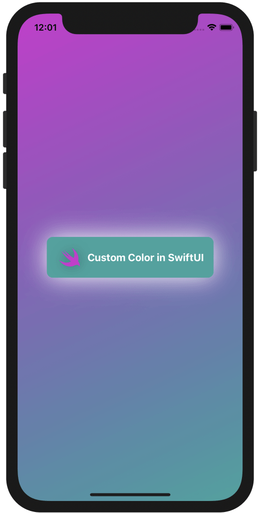 custom color in SwiftUI used all over the example.